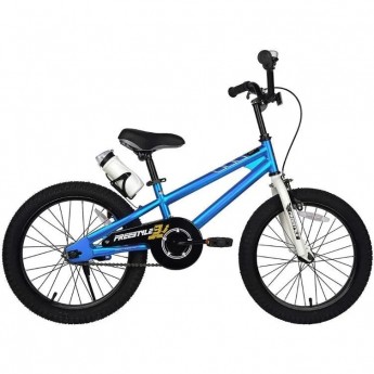 Детский велосипед ROYAL BABY FREESTYLE STEEL 14" (2020), синий